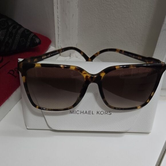 Michael Kors Brown Tortoise Sunglasses - Picture 1 of 4